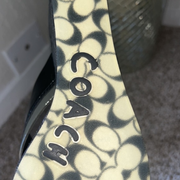 Coach Wedge Sandals - Picture 1 of 3